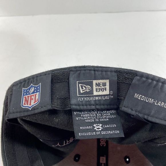 NEW ERA NFL Oakland Raiders 39THIRTY Training Camp 2017 Stretch Flex Fit Hat Cap - Picture 5 of 7